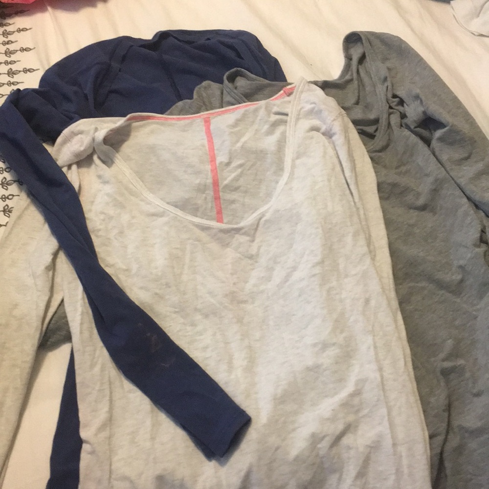Three lululemon long sleeve tops